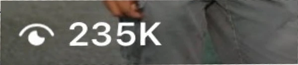 Original post view count: 235K